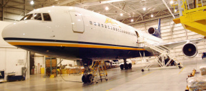 ATA L-1011 Aircraft N164AT in Indianapolis Maintenance