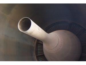 Viva Macau Boeing 767 General Electric engine exhaust nozzle