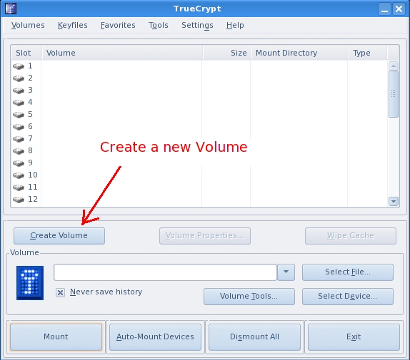 truecrypt for Linux USB flashdrives