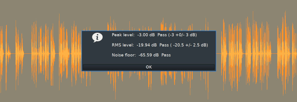 audacity plugins for analyzing podcast and audiobook loudness