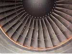 Viva Macau Boeing 767 numbered N1 fan blades