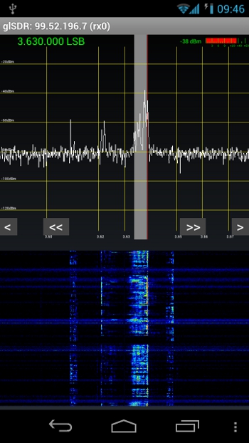 Software defined radio client for android devices.