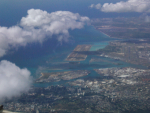 Honolulu International Airport from aboard ATA Boeing 757