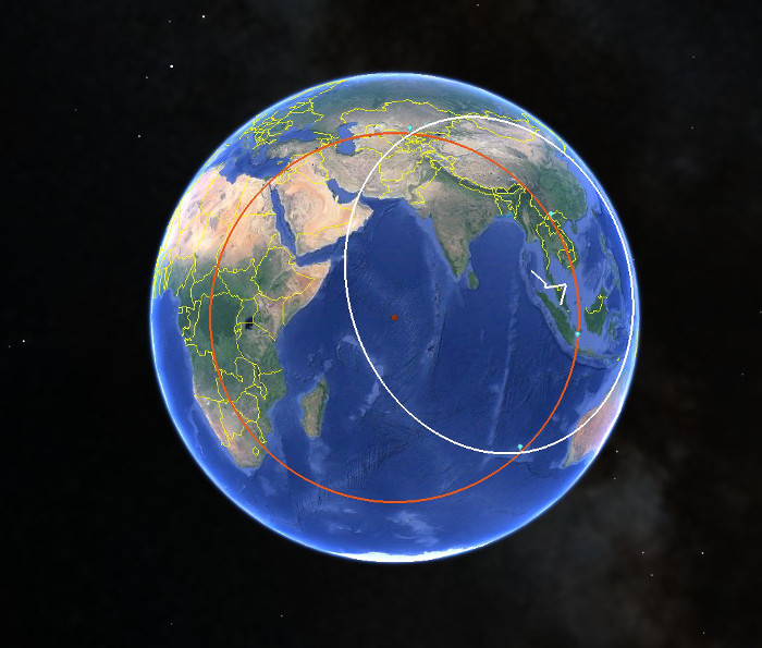 Malaysia 370 Positioning via Inmarsat