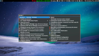 MOFO Linux 8, with i3 window manager and Rofi, with lots of VPNs and Proxies.