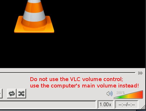 VLC audio setting for dynamic amplitude compression - do not adjust vlc volume control