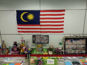 Shrine to MH17 and MH370 dead