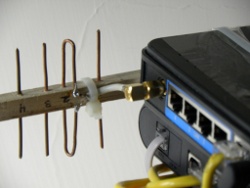 Long Distance Wireless Router Antenna provides long distance access point coverage