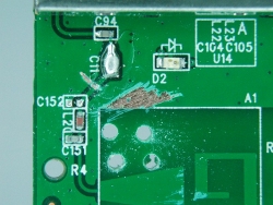 F5D7050 wifi antenna and circuit board preparation