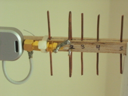 Yagi wifi Antenna Feedpoint